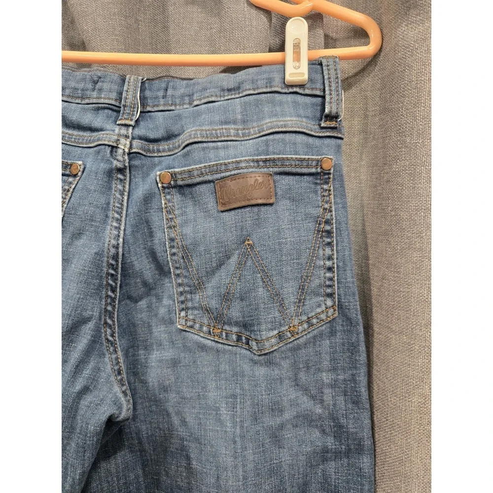 Wrangler Retro Relaxed Boot Jeans Boys 16 Husky Med Wash Stretch Denim Western